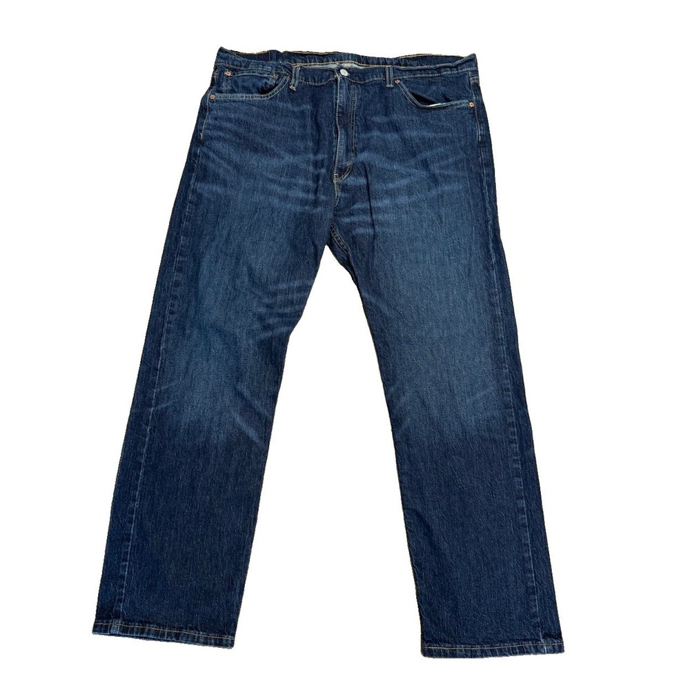 Levi's Mens 505 Regular Fit Straight Leg Blue Denim Jeans Size 40x30